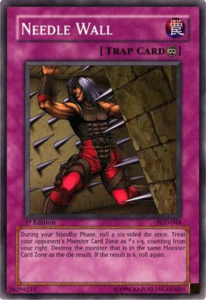Needle Wall (PGD-048) - Pharaonic Guardian Unlimited Pharaonic Guardian Yugioh Single  Squirtle Squad Card Shop.