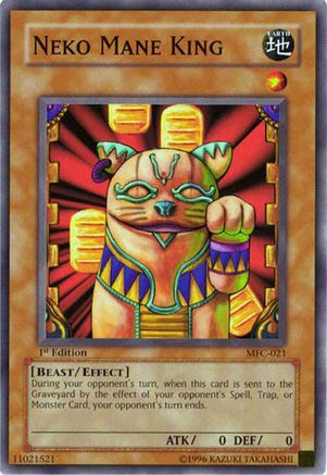 Neko Mane King (MFC-021) - Magician's Force 1st Edition Magician's Force Yugioh Single  Squirtle Squad Card Shop.