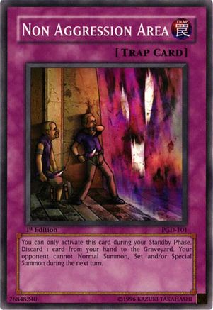 Non Aggression Area (PGD-101) - Pharaonic Guardian 1st Edition Pharaonic Guardian Yugioh Single  Squirtle Squad Card Shop.