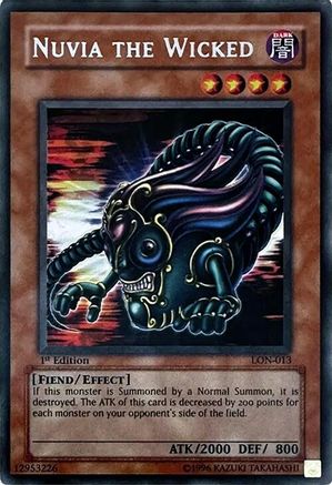 Nuvia the Wicked (LON-013) - Labyrinth of Nightmare 1st Edition Labyrinth of Nightmare Yugioh Single  Squirtle Squad Card Shop.