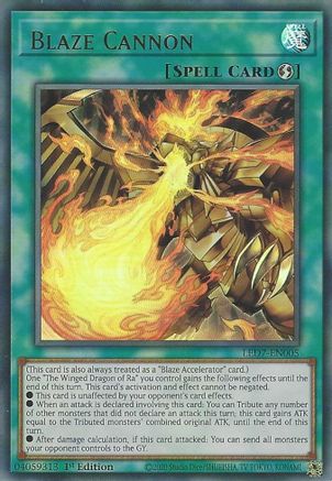 Blaze Cannon (LED7-EN005) - Legendary Duelists: Rage of Ra Unlimited Legendary Duelists: Rage of Ra Yugioh Single  Squirtle Squad Card Shop.
