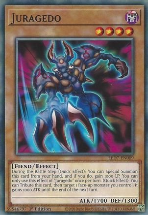 Juragedo (LED7-EN009) - Legendary Duelists: Rage of Ra Unlimited Legendary Duelists: Rage of Ra Yugioh Single  Squirtle Squad Card Shop.