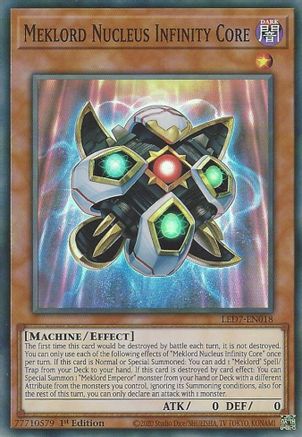 Meklord Nucleus Infinity Core (LED7-EN018) - Legendary Duelists: Rage of Ra 1st Edition Legendary Duelists: Rage of Ra Yugioh Single  Squirtle Squad Card Shop.