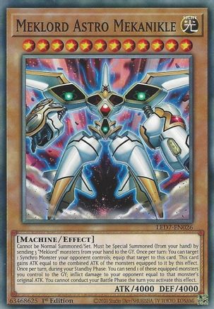 Meklord Astro Mekanikle (LED7-EN026) - Legendary Duelists: Rage of Ra 1st Edition Legendary Duelists: Rage of Ra Yugioh Single  Squirtle Squad Card Shop.