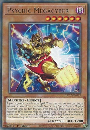 Psychic Megacyber (LED7-EN033) - Legendary Duelists: Rage of Ra Unlimited Legendary Duelists: Rage of Ra Yugioh Single  Squirtle Squad Card Shop.