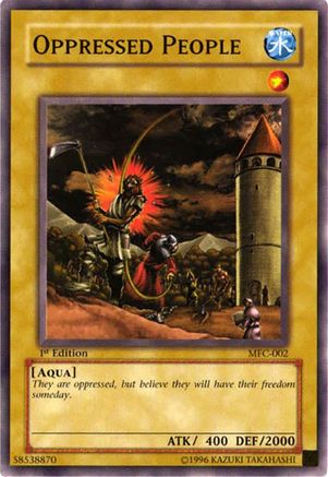 Oppressed People (MFC-002) - Magician's Force 1st Edition Magician's Force Yugioh Single  Squirtle Squad Card Shop.