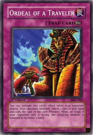 Ordeal of a Traveler (PGD-042) - Pharaonic Guardian Unlimited Pharaonic Guardian Yugioh Single  Squirtle Squad Card Shop.