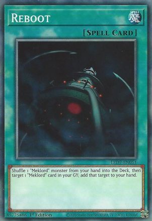Reboot (LED7-EN051) - Legendary Duelists: Rage of Ra 1st Edition Legendary Duelists: Rage of Ra Yugioh Single  Squirtle Squad Card Shop.