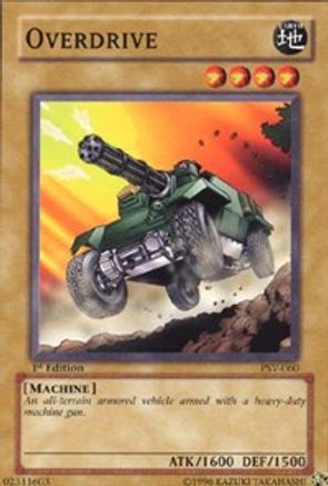 Overdrive (PSV-060) - Pharaoh's Servant Unlimited Pharaoh's Servant Yugioh Single  Squirtle Squad Card Shop.