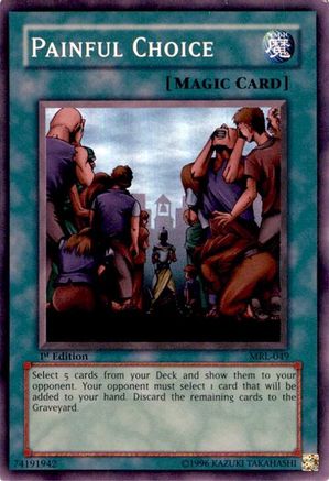 Painful Choice (MRL-049) - Magic Ruler Unlimited Magic Ruler Yugioh Single  Squirtle Squad Card Shop.