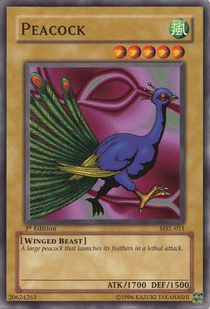 Peacock (MRL-011) - Magic Ruler 1st Edition Magic Ruler Yugioh Single  Squirtle Squad Card Shop.