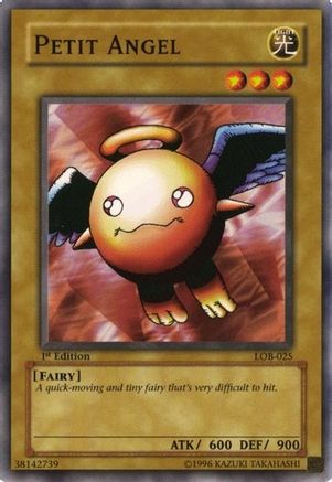 Petit Angel (LOB-025) - The Legend of Blue Eyes White Dragon 1st Edition The Legend of Blue Eyes White Dragon Yugioh Single  Squirtle Squad Card Shop.