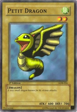 Petit Dragon (LOB-024) - The Legend of Blue Eyes White Dragon 1st Edition The Legend of Blue Eyes White Dragon Yugioh Single  Squirtle Squad Card Shop.