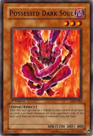 Possessed Dark Soul (LOD-004) - Legacy of Darkness Unlimited Legacy of Darkness Yugioh Single  Squirtle Squad Card Shop.