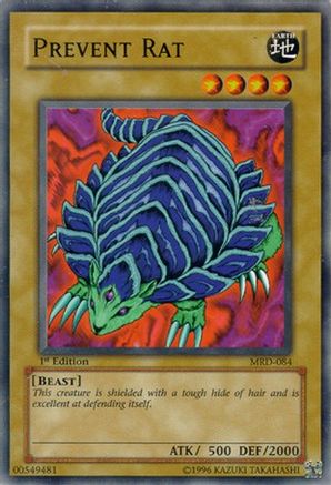 Prevent Rat (MRD-084) - Metal Raiders Unlimited Metal Raiders Yugioh Single  Squirtle Squad Card Shop.