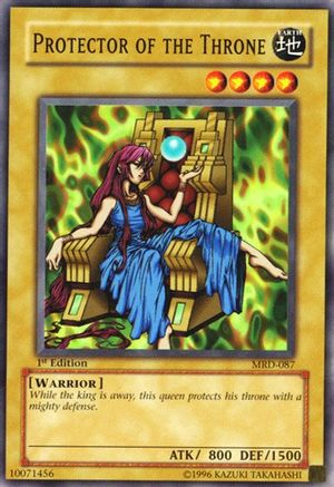 Protector of the Throne (MRD-087) - Metal Raiders Unlimited Metal Raiders Yugioh Single  Squirtle Squad Card Shop.