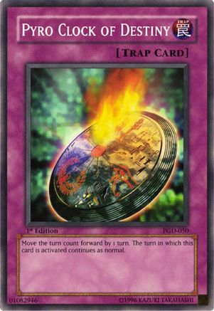 Pyro Clock of Destiny (PGD-050) - Pharaonic Guardian 1st Edition Pharaonic Guardian Yugioh Single  Squirtle Squad Card Shop.