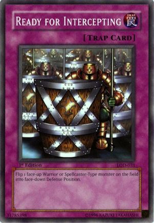 Ready for Intercepting (LOD-031) - Legacy of Darkness Unlimited Legacy of Darkness Yugioh Single  Squirtle Squad Card Shop.