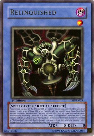 Relinquished (MRL-029) - Magic Ruler Unlimited Magic Ruler Yugioh Single  Squirtle Squad Card Shop.
