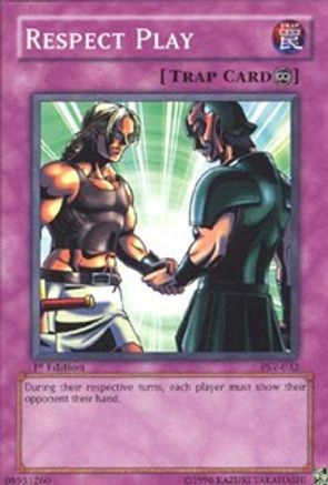 Respect Play (PSV-032) - Pharaoh's Servant Unlimited Pharaoh's Servant Yugioh Single  Squirtle Squad Card Shop.