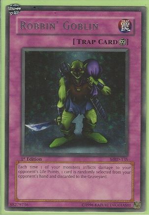 Robbin' Goblin (MRD-135) - Metal Raiders 1st Edition Metal Raiders Yugioh Single  Squirtle Squad Card Shop.