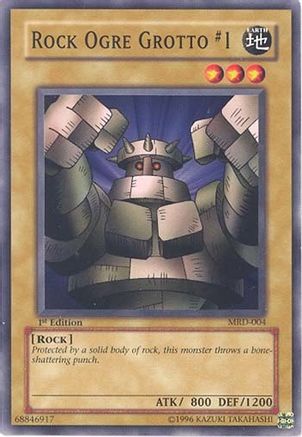 Rock Ogre Grotto #1 (MRD-004) - Metal Raiders Unlimited Metal Raiders Yugioh Single  Squirtle Squad Card Shop.
