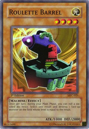 Roulette Barrel (MFC-025) - Magician's Force 1st Edition Magician's Force Yugioh Single  Squirtle Squad Card Shop.
