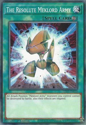 The Resolute Meklord Army (LED7-EN050) - Legendary Duelists: Rage of Ra 1st Edition Legendary Duelists: Rage of Ra Yugioh Single  Squirtle Squad Card Shop.