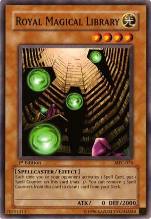 Royal Magical Library (MFC-074) - Magician's Force 1st Edition Magician's Force Yugioh Single  Squirtle Squad Card Shop.