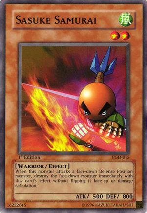 Sasuke Samurai (PGD-015) - Pharaonic Guardian 1st Edition Pharaonic Guardian Yugioh Single  Squirtle Squad Card Shop.