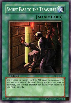 Secret Pass to the Treasures (PGD-037) - Pharaonic Guardian Unlimited Pharaonic Guardian Yugioh Single  Squirtle Squad Card Shop.