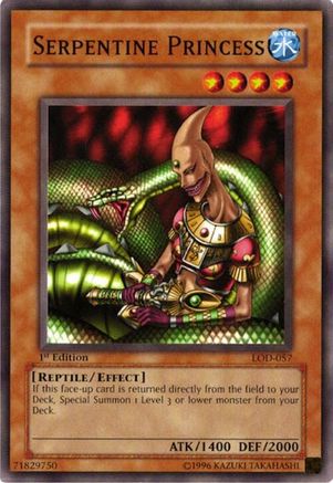 Serpentine Princess (LOD-057) - Legacy of Darkness Unlimited Legacy of Darkness Yugioh Single  Squirtle Squad Card Shop.