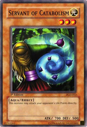 Servant of Catabolism (PGD-012) - Pharaonic Guardian 1st Edition Pharaonic Guardian Yugioh Single  Squirtle Squad Card Shop.