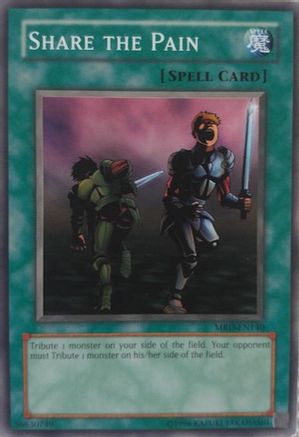 Share the Pain (MRD-140) - Metal Raiders 1st Edition Metal Raiders Yugioh Single  Squirtle Squad Card Shop.