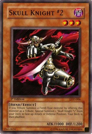 Skull Knight #2 (LOD-006) - Legacy of Darkness Unlimited Legacy of Darkness Yugioh Single  Squirtle Squad Card Shop.