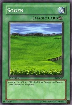 Sogen (LOB-049) - The Legend of Blue Eyes White Dragon 1st Edition The Legend of Blue Eyes White Dragon Yugioh Single  Squirtle Squad Card Shop.