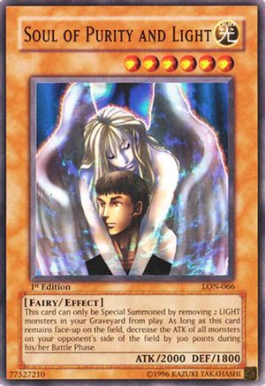 Soul of Purity and Light (LON-066) - Labyrinth of Nightmare Unlimited Labyrinth of Nightmare Yugioh Single  Squirtle Squad Card Shop.