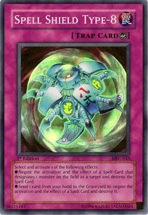 Spell Shield Type-8 (MFC-043) - Magician's Force 1st Edition Magician's Force Yugioh Single  Squirtle Squad Card Shop.