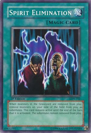 Spirit Elimination (LON-102) - Labyrinth of Nightmare Unlimited Labyrinth of Nightmare Yugioh Single  Squirtle Squad Card Shop.