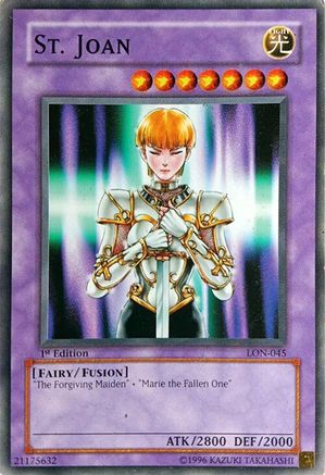 St. Joan (LON-045) - Labyrinth of Nightmare Unlimited Labyrinth of Nightmare Yugioh Single  Squirtle Squad Card Shop.