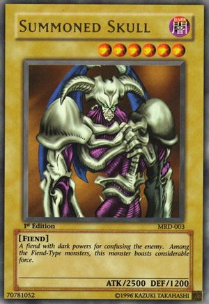 Summoned Skull (MRD-003) - Metal Raiders 1st Edition Metal Raiders Yugioh Single  Squirtle Squad Card Shop.