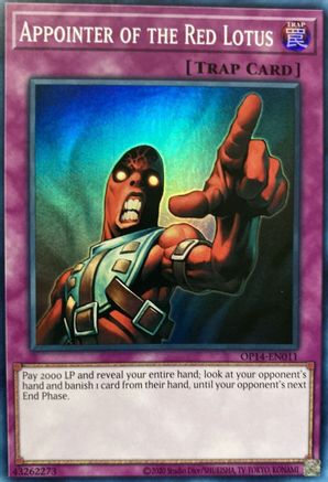 Appointer of the Red Lotus (OP14-EN011) - OTS Tournament Pack 14 Unlimited OTS Tournament Pack 14 Yugioh Single  Squirtle Squad Card Shop.