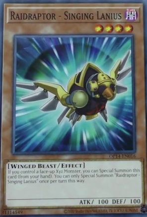 Raidraptor - Singing Lanius (OP14-EN016) - OTS Tournament Pack 14 Unlimited OTS Tournament Pack 14 Yugioh Single  Squirtle Squad Card Shop.