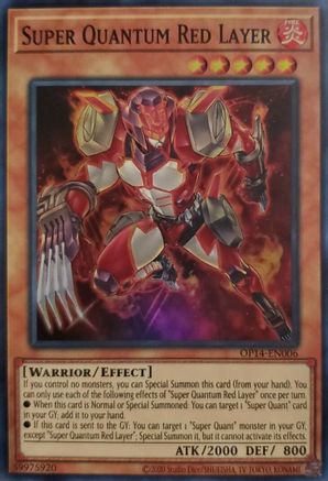 Super Quantum Red Layer (OP14-EN006) - OTS Tournament Pack 14 Unlimited OTS Tournament Pack 14 Yugioh Single  Squirtle Squad Card Shop.