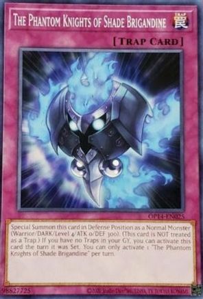 The Phantom Knights of Shade Brigandine (OP14-EN025) - OTS Tournament Pack 14 Unlimited OTS Tournament Pack 14 Yugioh Single  Squirtle Squad Card Shop.