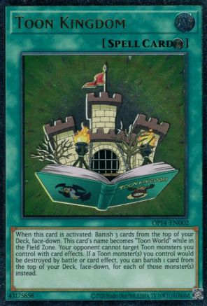 Toon Kingdom (UTR) (OP14-EN002) - OTS Tournament Pack 14 Unlimited OTS Tournament Pack 14 Yugioh Single  Squirtle Squad Card Shop.