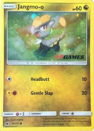 Jangmo (Cosmos Holo)  075/111  - Holofoil Miscellaneous Cards & Products - Promo Miscellaneous Cards & Products Pokemon Single  Squirtle Squad Card Shop.