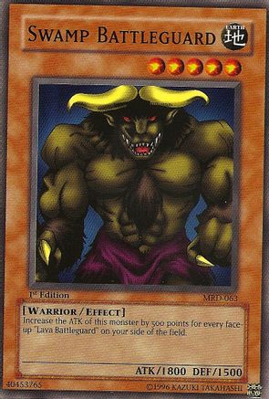 Swamp Battleguard (MRD-063) - Metal Raiders Unlimited Metal Raiders Yugioh Single  Squirtle Squad Card Shop.