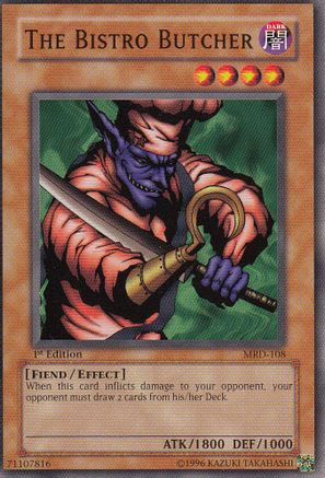 The Bistro Butcher (MRD-108) - Metal Raiders 1st Edition Metal Raiders Yugioh Single  Squirtle Squad Card Shop.