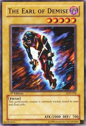 The Earl of Demise (LON-056) - Labyrinth of Nightmare Unlimited Labyrinth of Nightmare Yugioh Single  Squirtle Squad Card Shop.